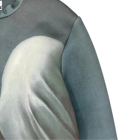 RARE Opening Ceremony x Rene Magritte Gray Blue The Lovers II Printed Sweatshirt - Picture 4 of 7